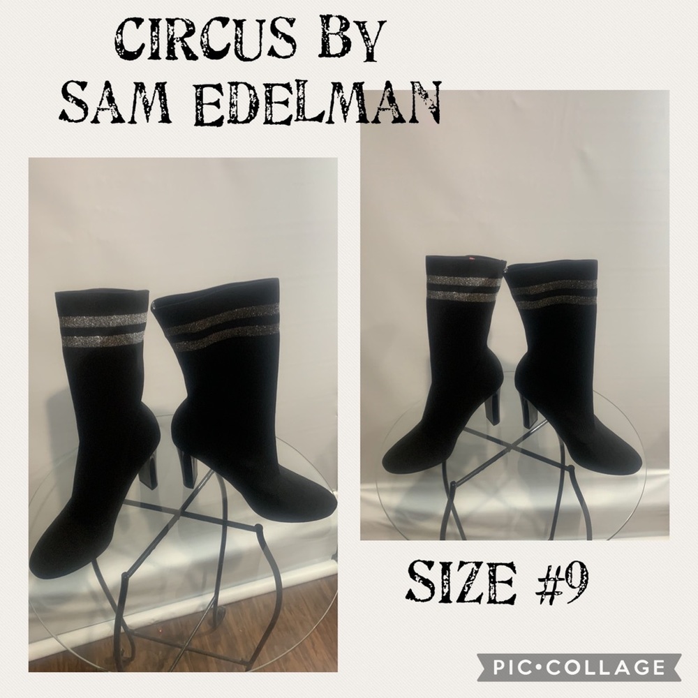 CIRCUS BY SAM EDELMAN BOOTS BLACK COLOR SIZE #9